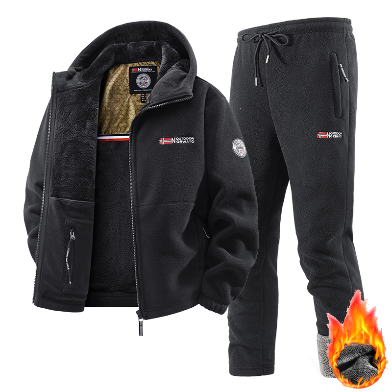 Winter Clothing Pk - New Winter Sportswear Set Mens Retro