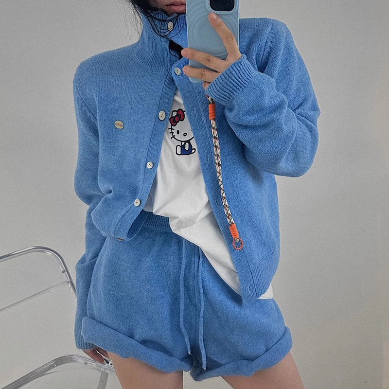 Winter Clothing Pk - Korean chic autumn retro letter labeled