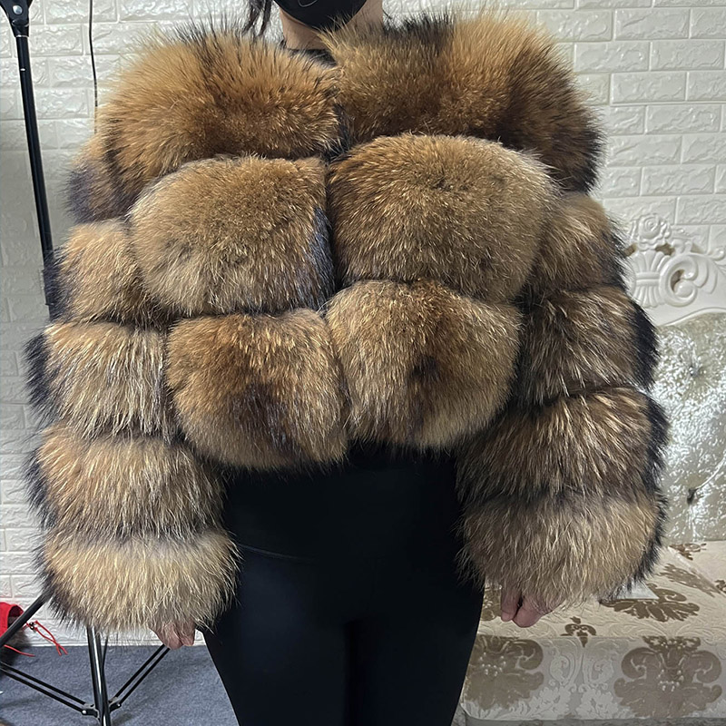 Plus Size Tops Brown Fur Maoma - Winter Clothing Pk recension och pris