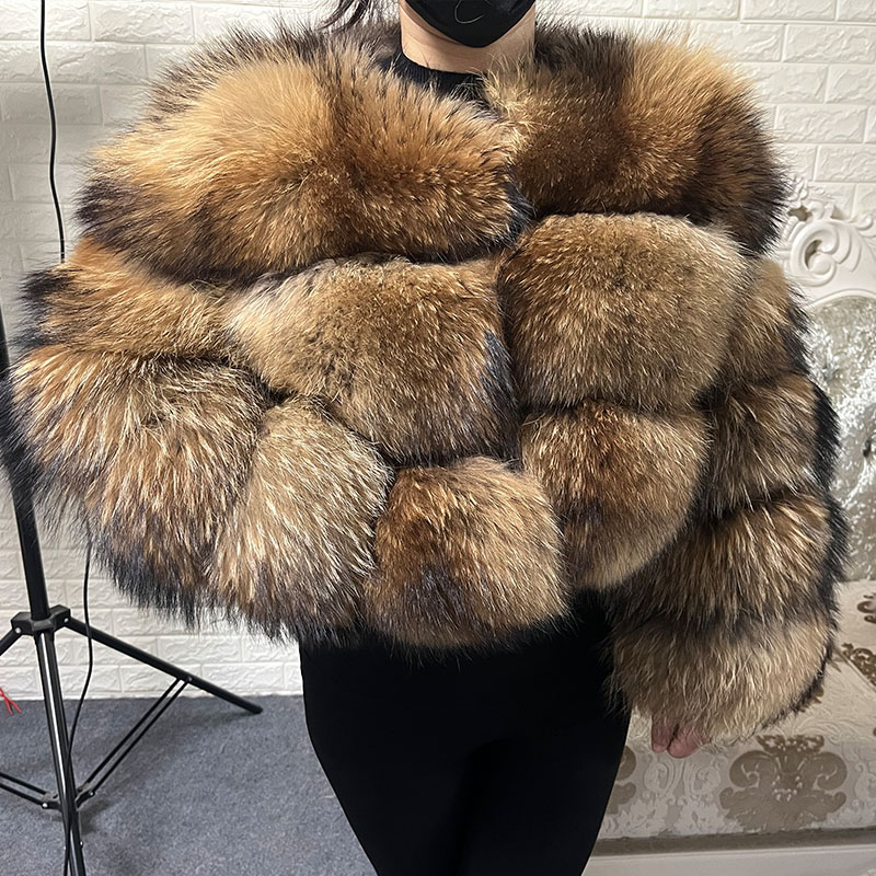 Plus Size Tops Brown Fur Maoma - Winter Clothing Pk recension och pris