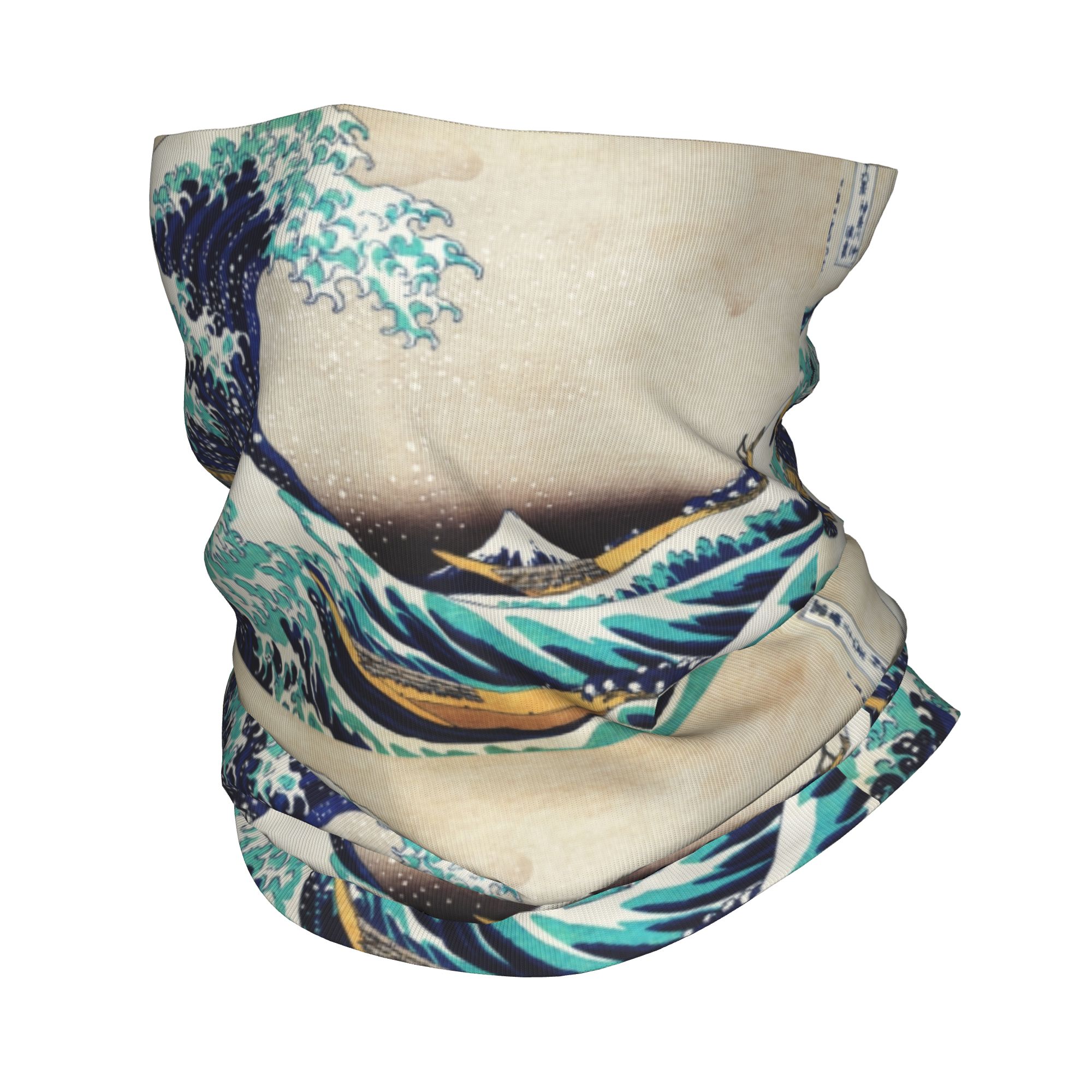 The Great Wave off Kanagawa Wi - Neck Gaiter Fleece recension och pris