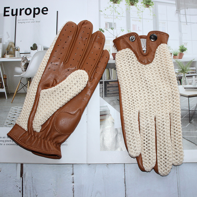 High Quality New Leather Men's - Knit Glove Touch Screen recension och pris