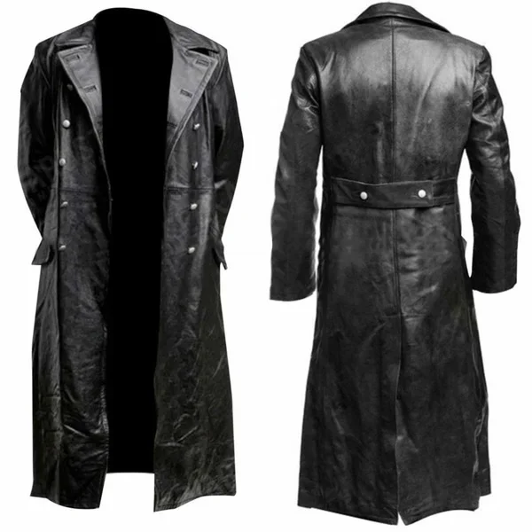 Leather Jacket Men Winter Flee - Winter Clothing Pk recension och pris