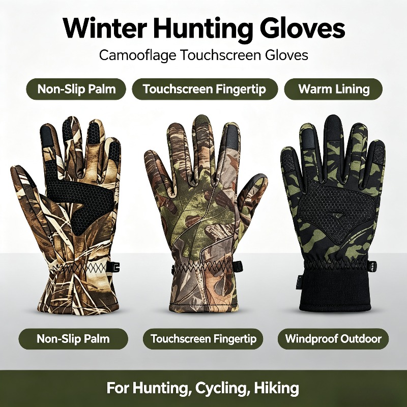 Outdoor Sports Non-slip Huntin - Knit Glove Touch Screen recension och pris