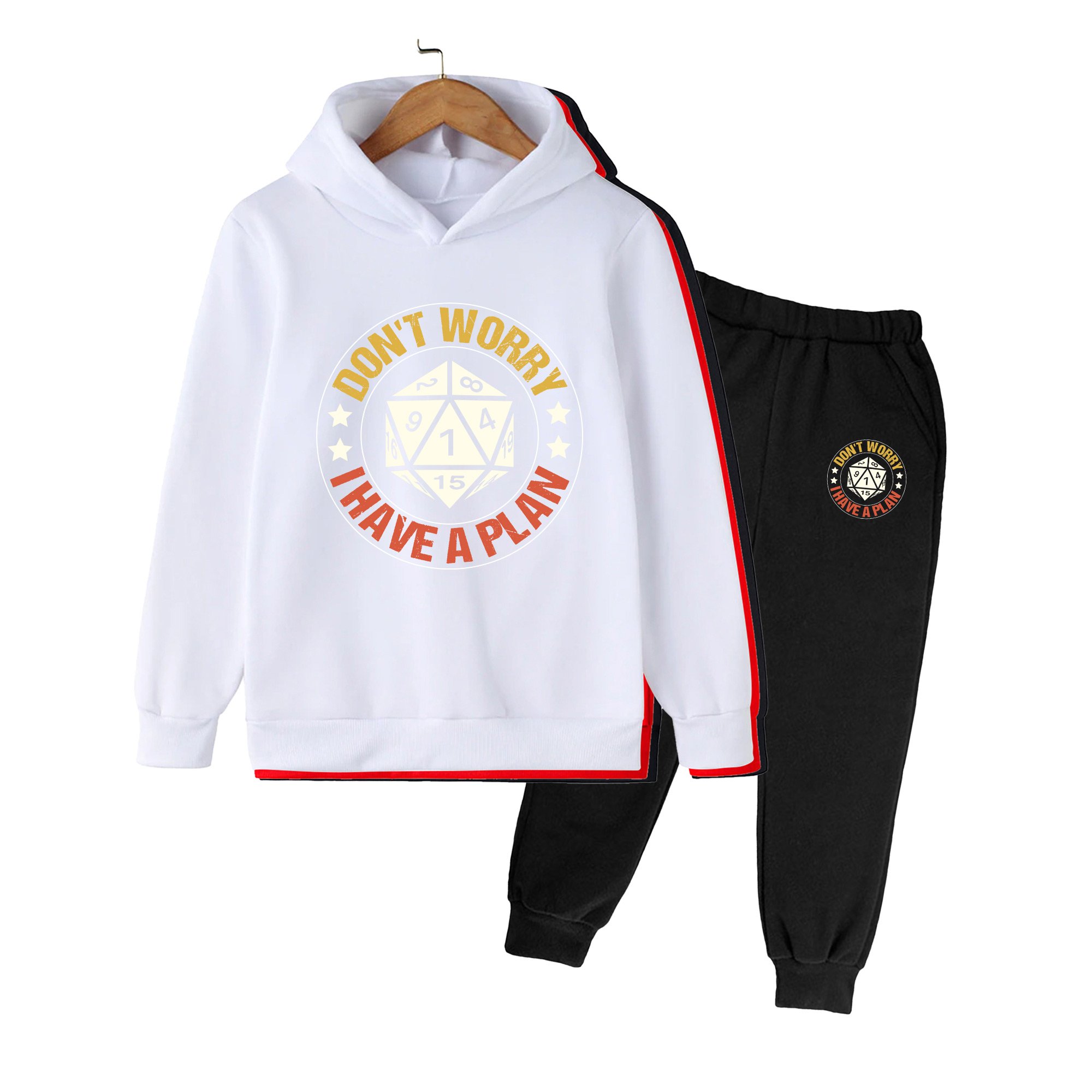 Kids Hoodie and Sweatpants Set - Winter Clothing Dnd recension och pris