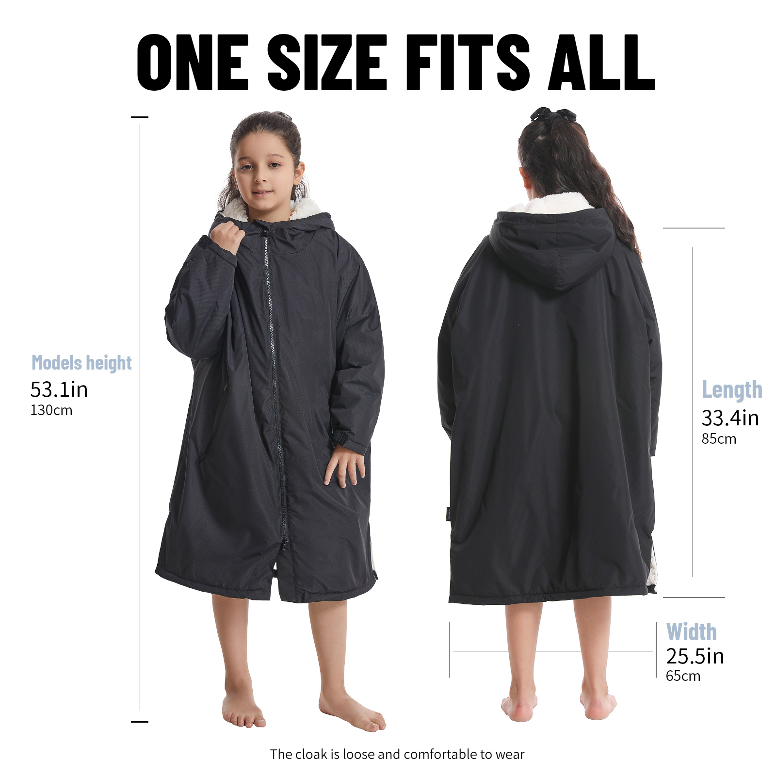 Mutao Children's Fleece-lined  - Fleece Hoodie Lined recension och pris