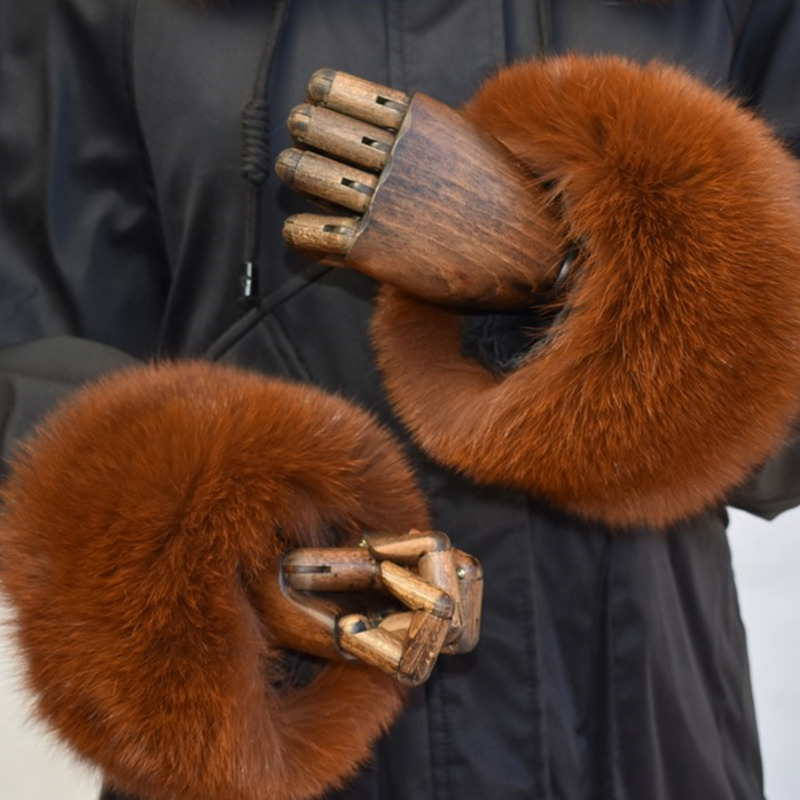 Fox Fur Cuffs For Women Whole  - Winter Clothing Pk recension och pris