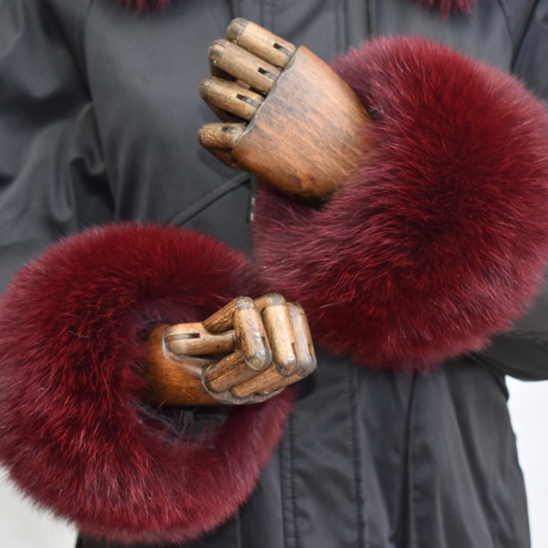 Fox Fur Cuffs For Women Whole  - Winter Clothing Pk recension och pris