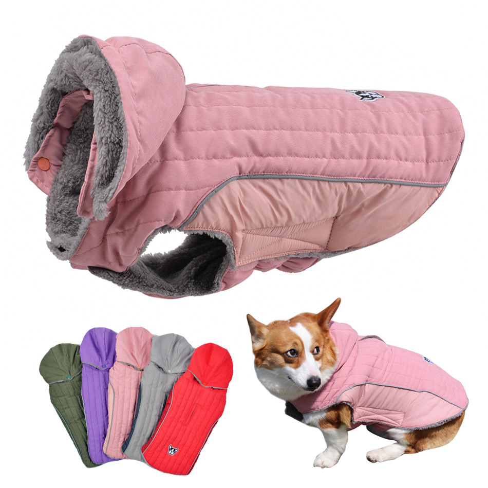 Winter Dog Clothes Thick Fleec - Fleece Hoodie Lined recension och pris