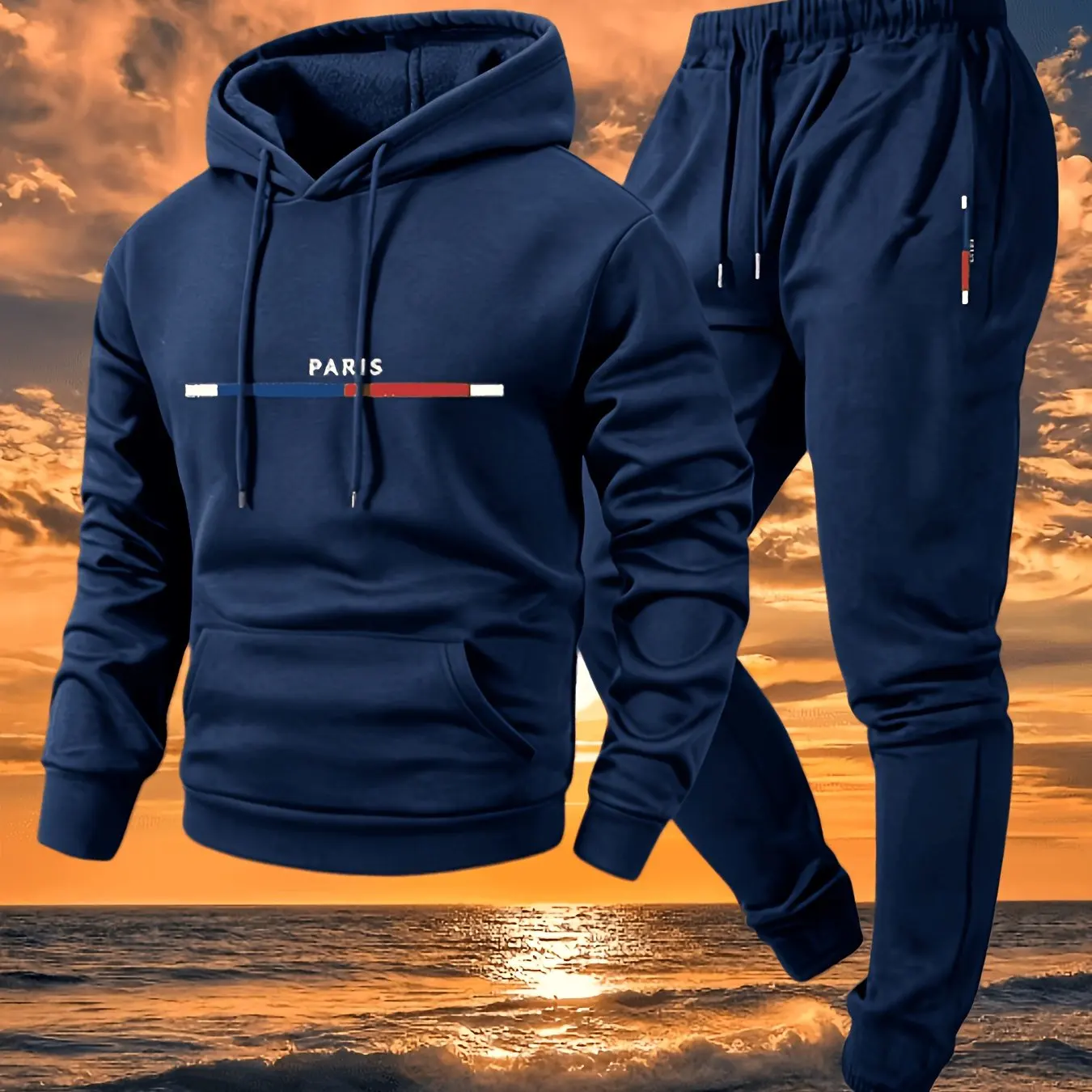 New autumn hoodie hooded set f - Fleece Hoodie Lined recension och pris