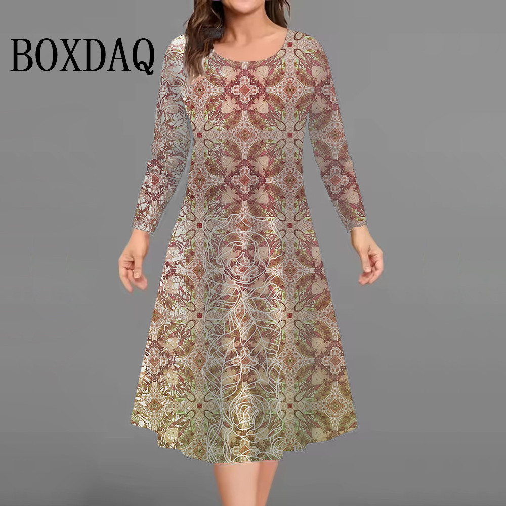 New Fashion Elegant Women Dres - Winter Clothing Plus Size recension och pris