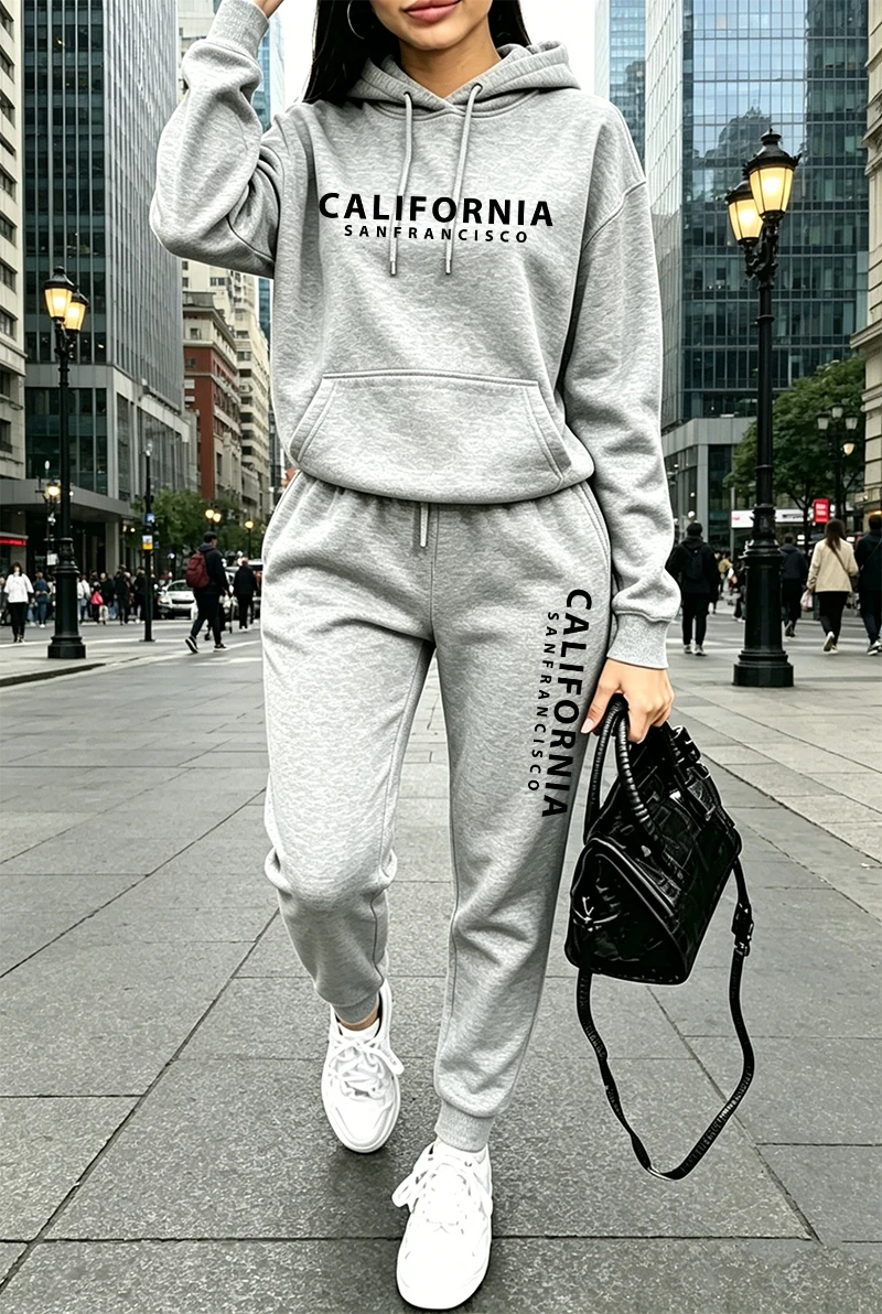 Quality Womens Tracksuit Print - Winter Clothing For recension och pris
