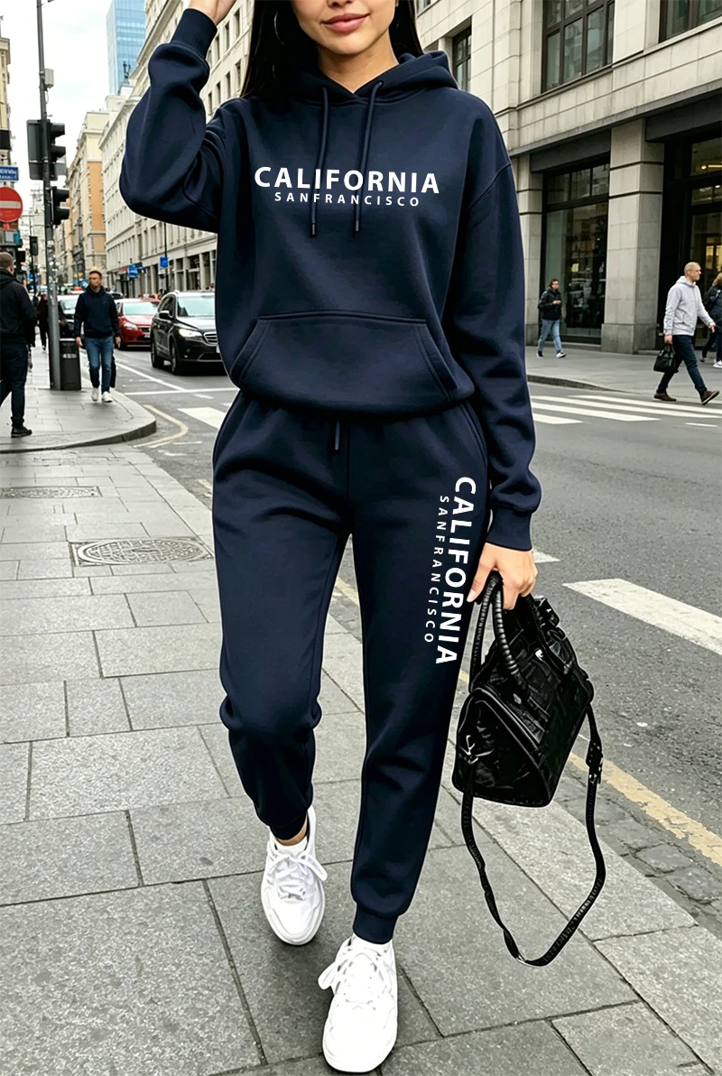 Quality Womens Tracksuit Print - Winter Clothing For recension och pris