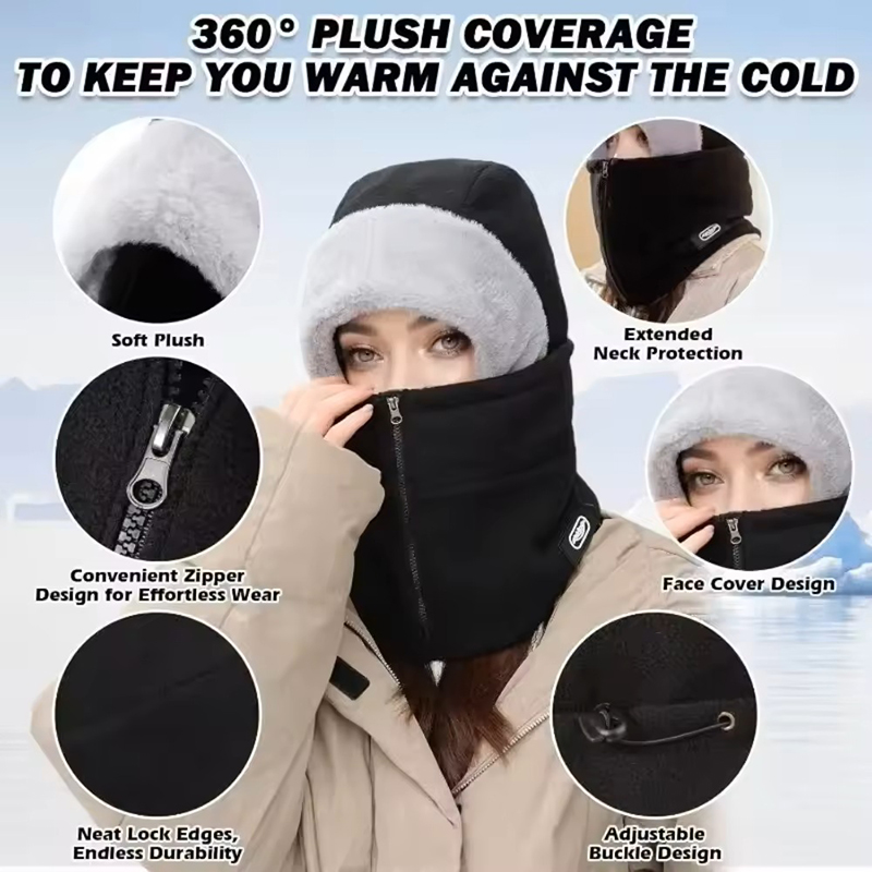 Winter Unisex Windproof Cyclin - Neck Gaiter Fleece recension och pris