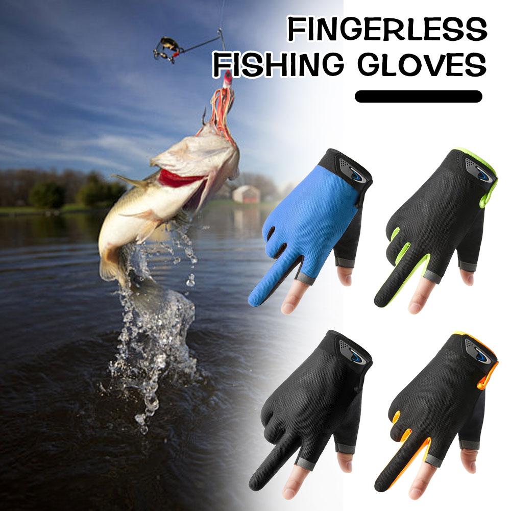 Summer Two Finger Cut Fishing  - Knit Glove Touch Screen recension och pris