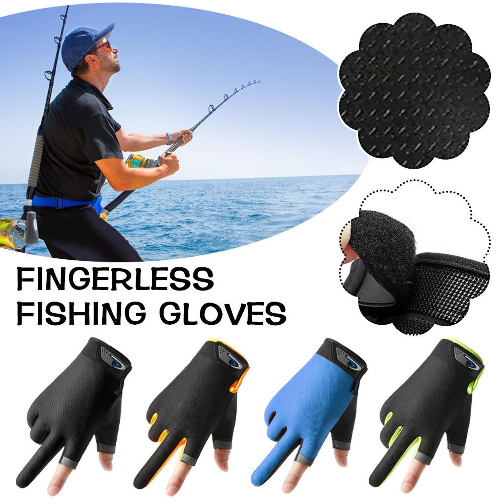 Summer Two Finger Cut Fishing  - Knit Glove Touch Screen recension och pris