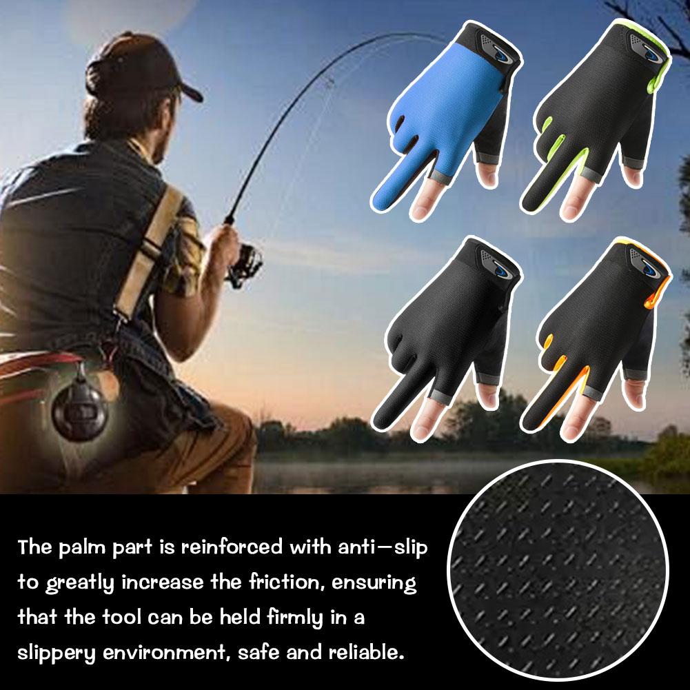Summer Two Finger Cut Fishing  - Knit Glove Touch Screen recension och pris