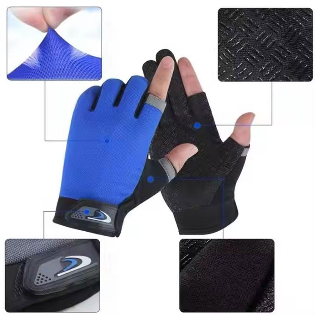 Summer Two Finger Cut Fishing  - Knit Glove Touch Screen recension och pris
