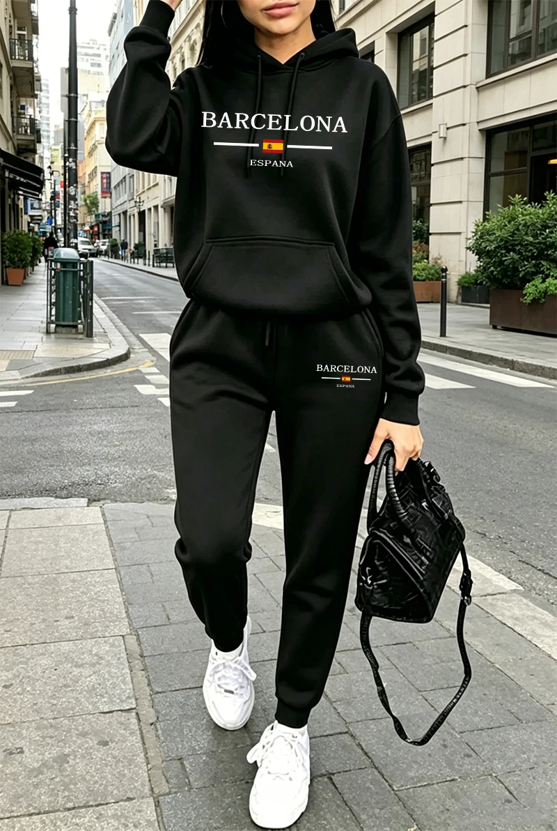Fashion Womens Tracksuit Print - Winter Clothing For recension och pris