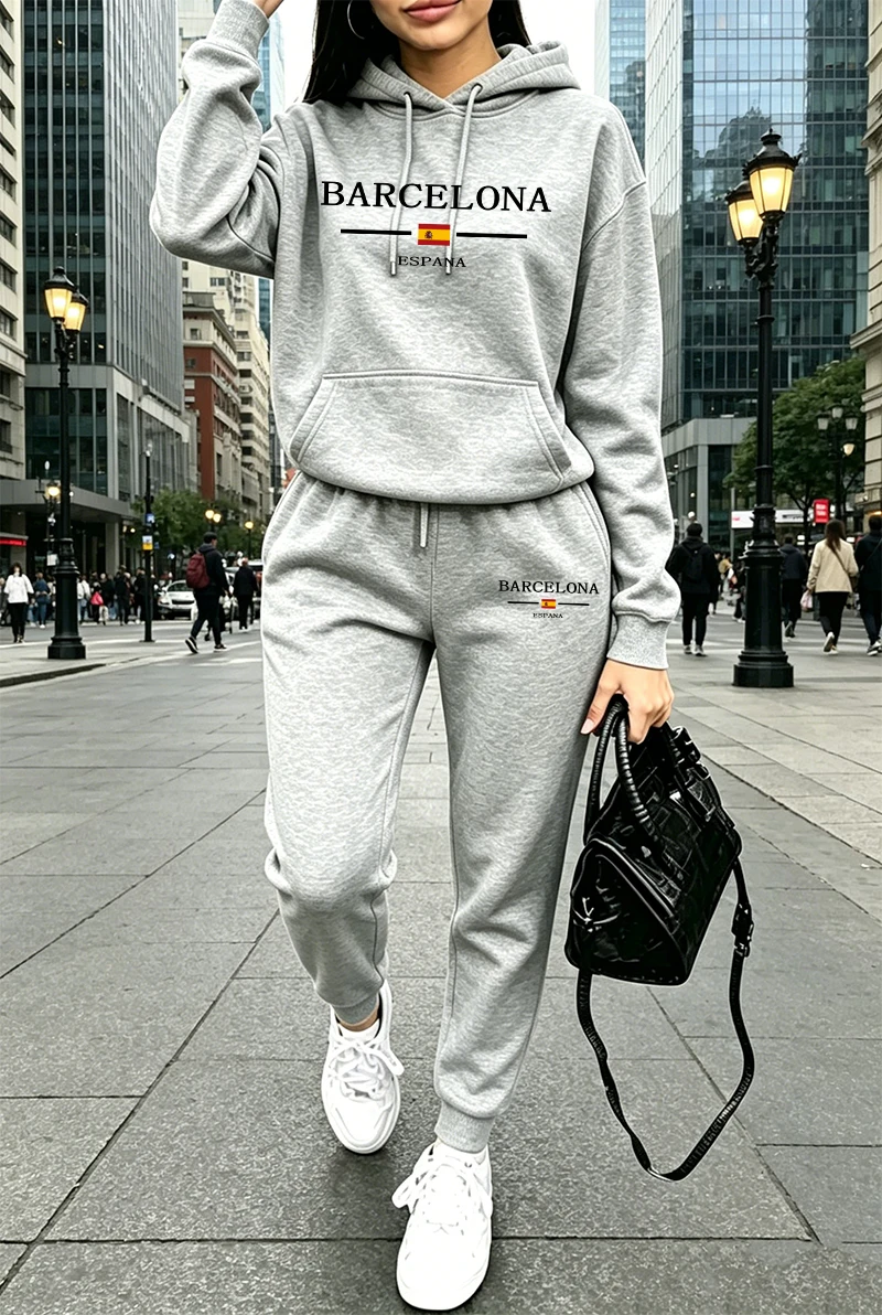 Fashion Womens Tracksuit Print - Winter Clothing For recension och pris