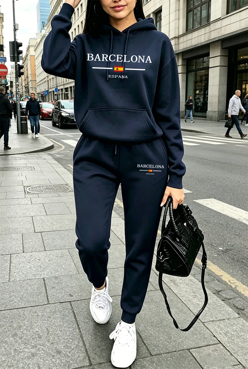 Fashion Womens Tracksuit Print - Winter Clothing For recension och pris