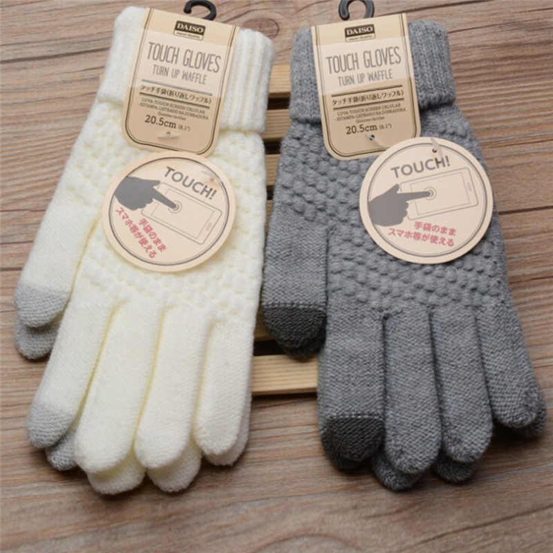 Wholesale Knitted Winter  Warm - Knit Glove Touch Screen recension och pris