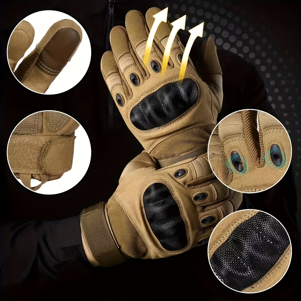 New Men's Full Finger Tactical - Knit Glove Touch Screen recension och pris