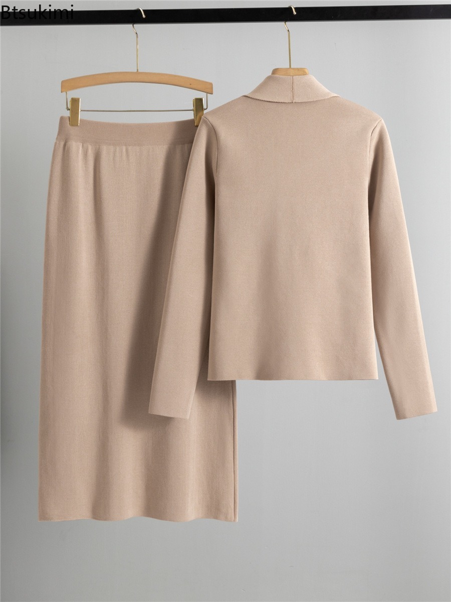 Autumn Winter Knitted Two-piec - Winter Clothing Pk recension och pris