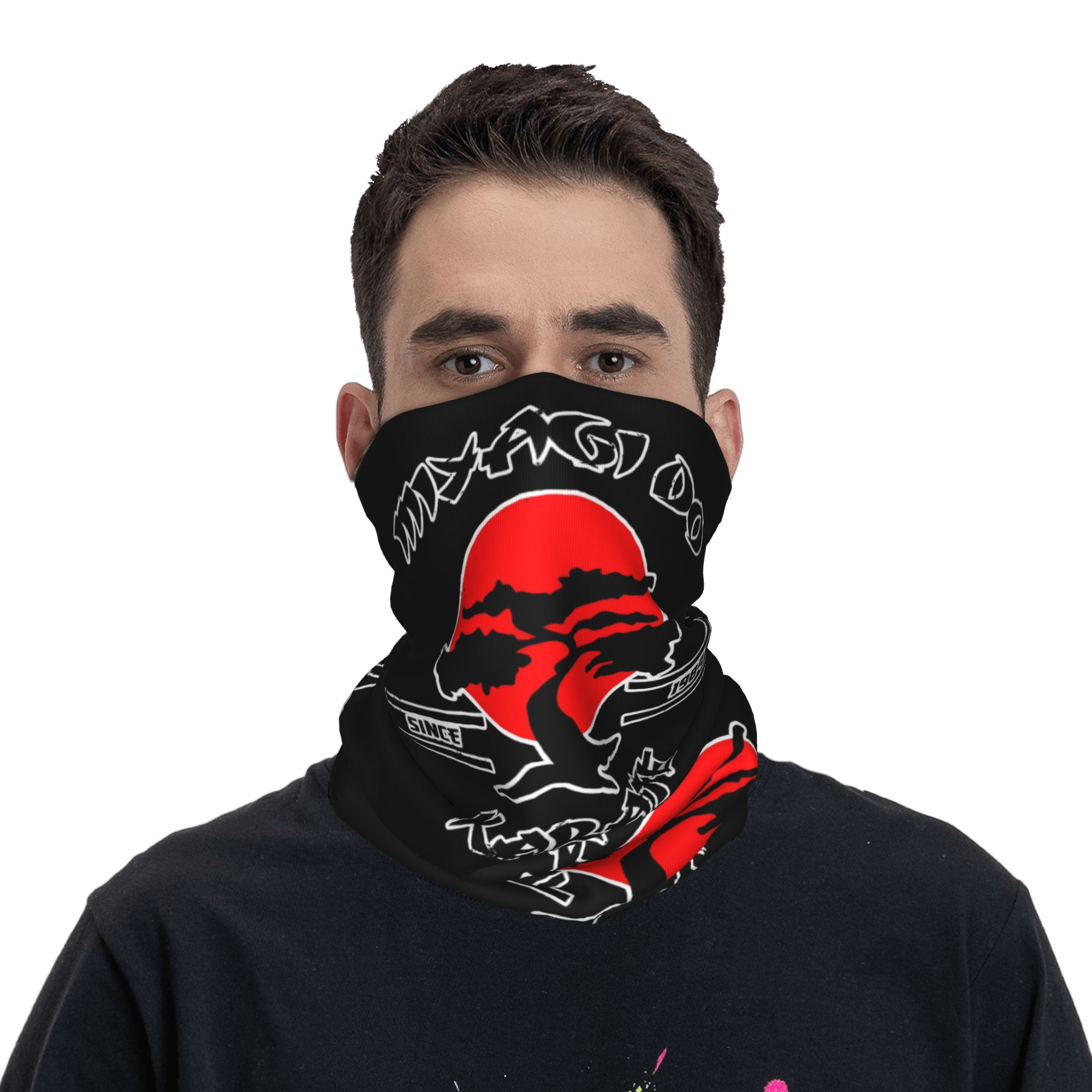 Custom K-Karates Retro Japanes - Neck Gaiter Fleece recension och pris