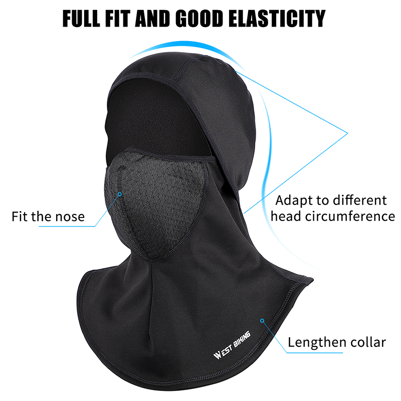 WEST BIKING Winter Balaclava C - Fleece Hoodie Lined recension och pris