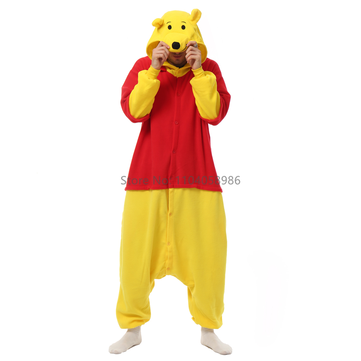 Animal Kigurumi Costume Hallow - Fleece Hoodie Lined recension och pris
