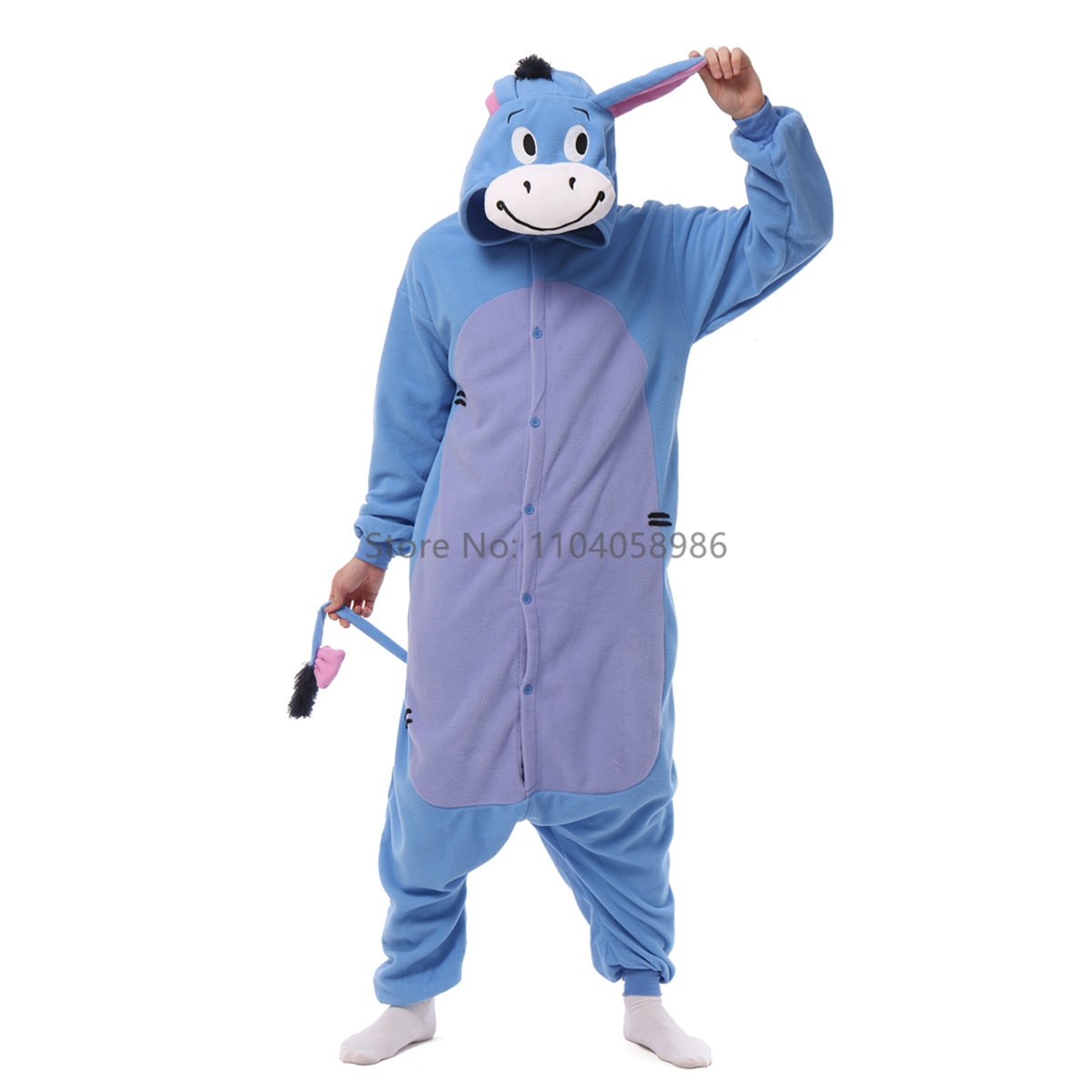 Animal Kigurumi Costume Hallow - Fleece Hoodie Lined recension och pris
