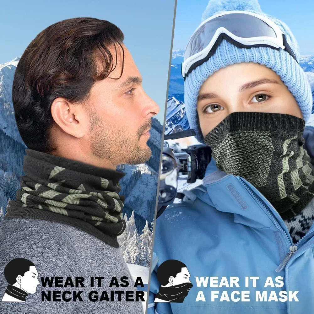 Winter Ring Tube Soft Bandana  - Neck Gaiter Fleece recension och pris