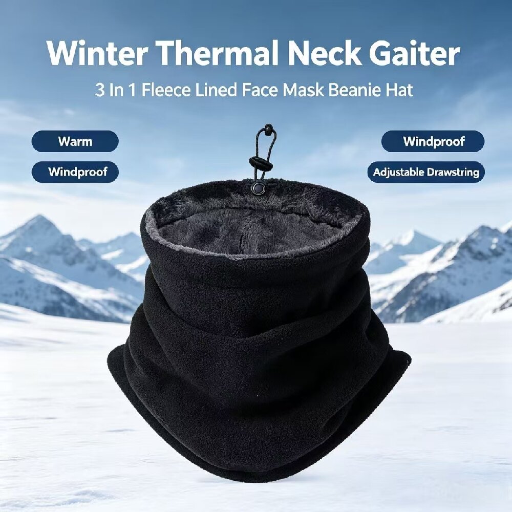 Winter MotorcycleWarm Mask Men - Neck Gaiter Fleece recension och pris